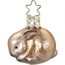 NEW - Inge Glas Glass Ornament - Mini Bunny